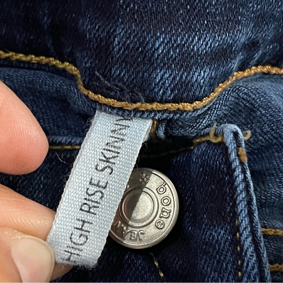 Rag & Bone High Rise Skinny Jeans SZ 27 - Picture 7 of 9